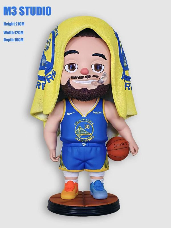 【售罄-代購/追加服務請洽客服】M3工作室 > NBA > 2.0勇士隊 Q版史蒂芬·柯瑞 宮崎駿,霍爾的移動城堡,卡西法,GK,玩具,模型,雕像,共鳴