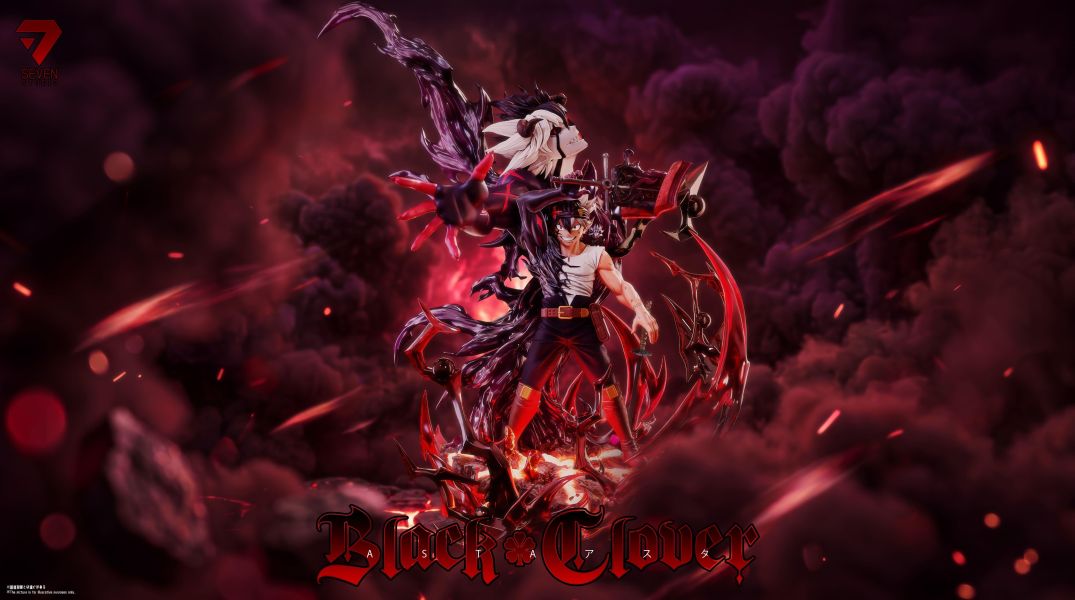 【預購】Seven-Studio > 黑色五葉草 > 海外限定 黑色四葉草·阿斯塔·惡魔同化 Li-Studio,鏈鋸人,蕾潔,GK,玩具,收藏,擺件,模型,公仔,人偶,手辦,動漫