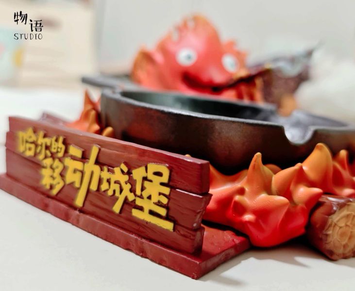 【預購】物語工作室 > 宮崎駿 > 霍爾的移動城堡 卡西法煙灰缸 物語工作室,宮崎駿,霍爾的移動城堡,卡西法,GK,玩具,收藏,擺件,模型,公仔,人偶,手辦,動漫