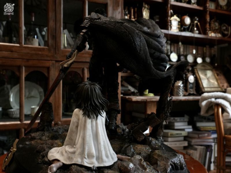 【售罄-代購/追加服務請洽客服】Bard工作室>劍風傳奇>場景系列作品第三彈 再會的兩人 格斯 & 卡思嘉 怪博士與機器娃娃,阿拉蕾,GK,玩具,模型,雕像,擺飾,收藏,共鳴