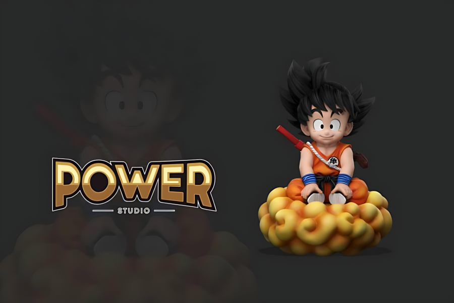 【預購】Power-Studio > 七龍珠 > 騎雲小悟空 (雙版本) 七龍珠,悟空,GK,玩具,模型,雕像,共鳴