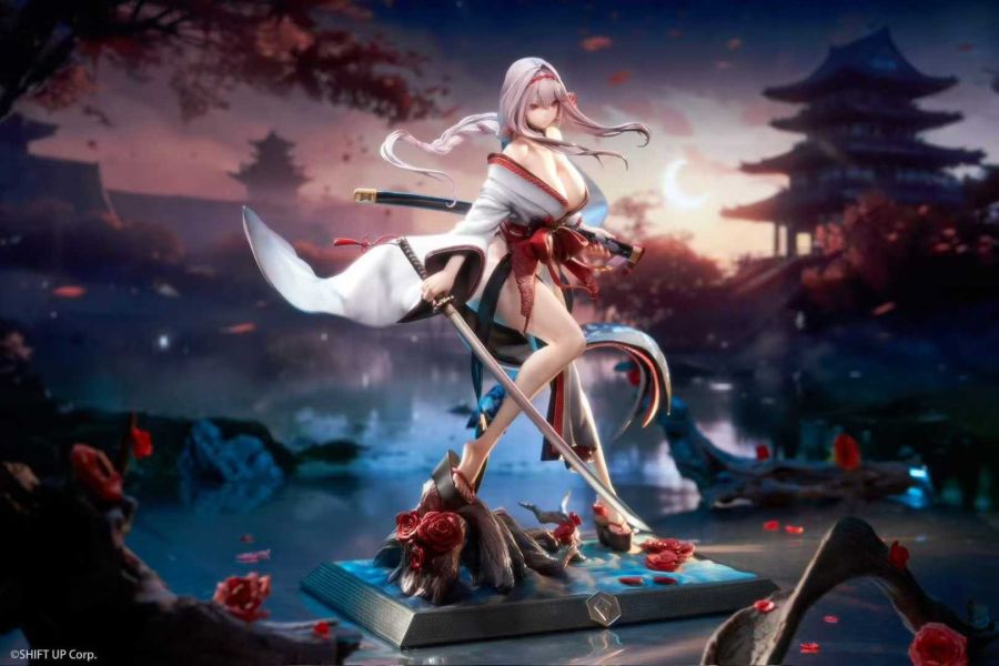 【預購】HobbySakura > NIKKE勝利女神：妮姬 > 1/4 蓮花時裝 紅蓮暗影 (雙版本) NIKKE勝利女神：妮姬,紅蓮暗影,GK,玩具,模型,雕像,共鳴