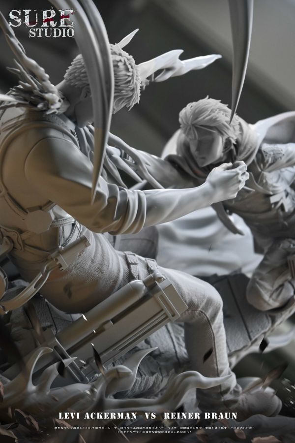 【預購】Sure-Studio > 進擊的巨人 > 1/6 SSS巨人對戰系列 兵長vs萊納 Sure-Studio,進擊的巨人,兵長,萊納,GK,玩具,收藏,擺件,模型,公仔,人偶,手辦,動漫