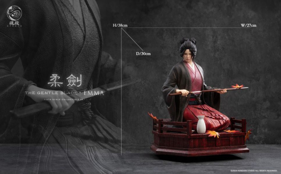 【預購】魂殿-Studio>隻狼：暗影雙死>1/4 柔劍永真 隻狼暗影雙死,隻狼,魂殿,GK,玩具,模型,雕像,擺飾,收藏,共鳴