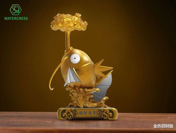 【預購】Watercress X 寶可夢 模玩招財擺件 吐錢新年款 招財鯉魚王(三配色) 寶可夢,神奇寶貝,Pokémon,招財鯉魚王,三配色,模玩招財擺件,吐錢新年款,Watercress,GK,玩具,雕像,擺件,收藏