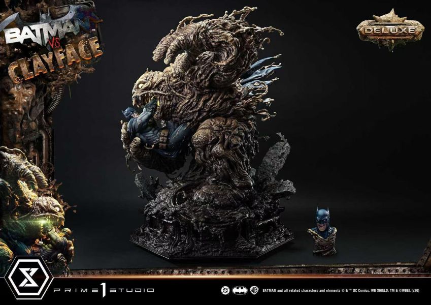【預購】Prime 1 Studio(P1S) > DC宇宙 > 1/4 蝙蝠俠 VS 泥面人 (三版本) P1S,DC,蝙蝠俠,GK,玩具,收藏,擺件,模型,公仔,人偶,手辦,動漫
