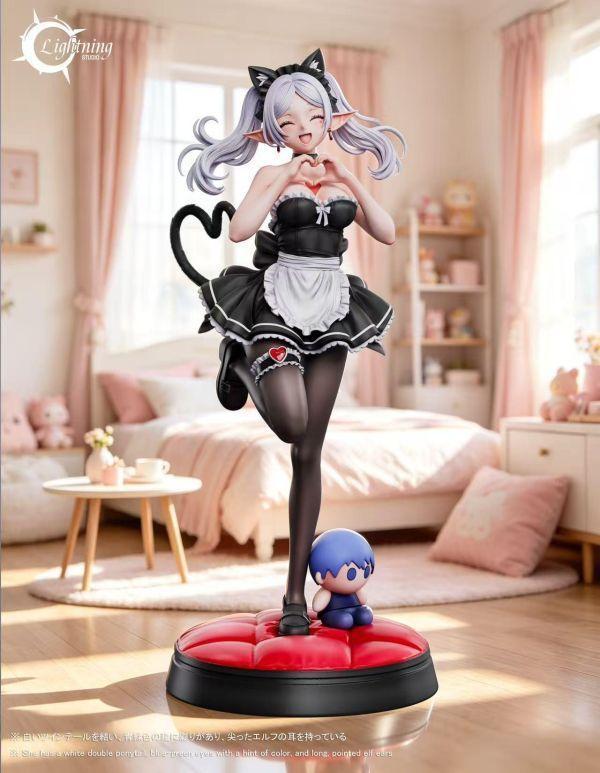 【預購】Lightning-Studio光芒 > 葬送的芙莉蓮 > 1/6 女僕芙莉蓮(雙版本) 櫻花-Studio,葬送的芙莉蓮,芙莉蓮,欣梅爾,GK,玩具,收藏,擺件,模型,公仔,人偶,手辦,動漫