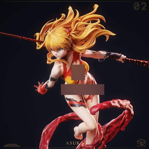 【預購】Cast Design > EVA新世紀福音戰士 > 1/4 赤色戰姬 明日香 Cast Design,EVA新世紀福音戰士,明日香,GK,玩具,收藏,擺件,模型,公仔,人偶,手辦,動漫