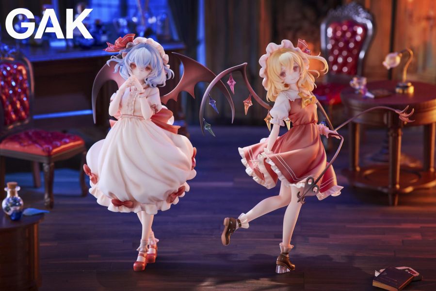 【預購】GAK > 東方Project > 1/7 蕾米莉亞·斯卡蕾特 & 芙蘭朵露·斯卡蕾特 ACGN 02,NIKKE勝利女神：妮姬,紅蓮,GK,玩具,收藏,擺件,模型,公仔,人偶,手辦,動漫