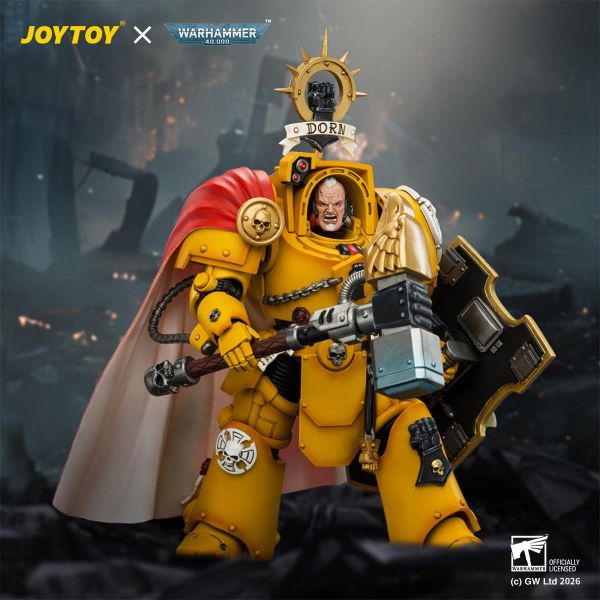 【預購】JOYTOY > 戰鎚40K > 1/18 帝國之拳 達納斯·萊山德 JOYTOY,戰鎚40K,帝國之拳,達納斯·萊山德,GK,玩具,收藏,擺件,模型,公仔,人偶,手辦,動漫