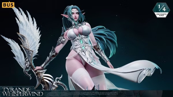 【預購】BUS>魔獸世界>1/4 魔獸幻想 魔獸爭霸 聯盟領袖 暗夜女皇 泰蘭德·語風(三版本) 