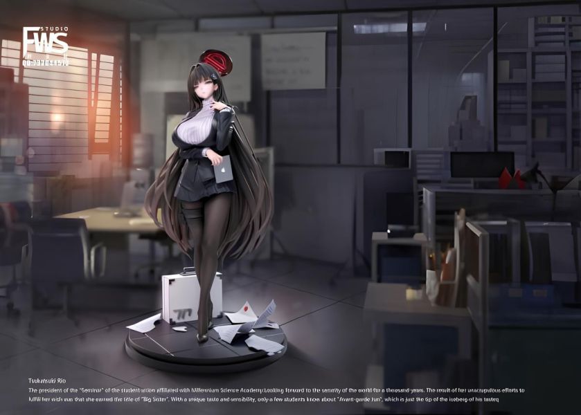 【預購】FWS方文社 > 蔚藍檔案 > 1/6 調月莉音 FWS方文社,蔚藍檔案,調月莉音,GK,玩具,收藏,擺件,模型,公仔,人偶,手辦,動漫