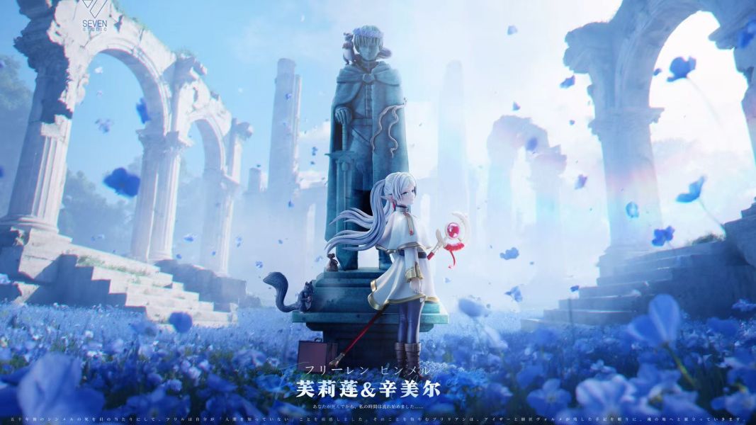 【預購】Seven-Studio > 葬送的芙莉蓮 > 1/6 芙莉蓮與勇者欣梅爾石雕 葬送的芙莉蓮,欣梅爾,GK,玩具,收藏,擺件