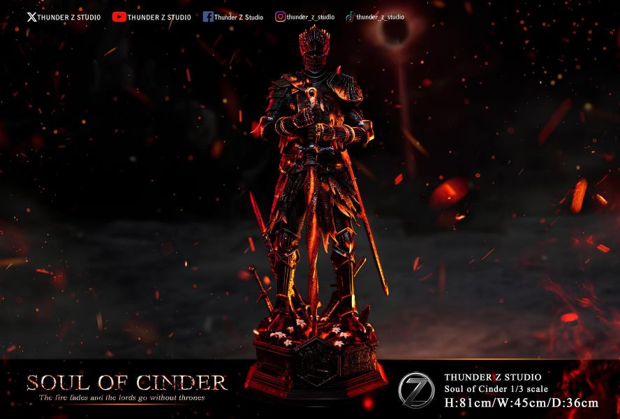 【預購】THUNDER Z > 黑暗靈魂 > 1/3 私定臻藏雕像 薪王 黑暗靈魂,薪王,GK,玩具,模型,雕像,共鳴