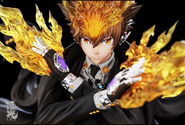 【預購】浮光工作室 > 家庭教師HITMAN REBORN! > 1/6 輕奢微動態站姿系列001 澤田綱吉 家庭教師,澤田綱吉,GK,玩具,模型,雕像,共鳴