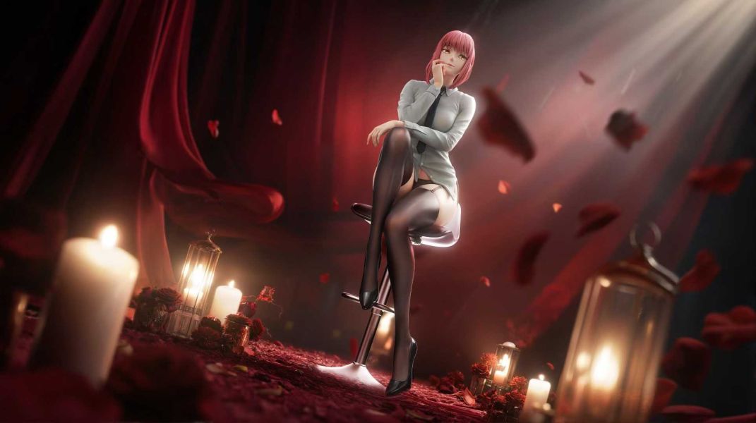 【預購】BBGIRL-Studio > 鏈鋸人 > 1/6 瑪奇瑪 (多版本) 鏈鋸人,瑪奇瑪,GK,玩具,模型,雕像,共鳴