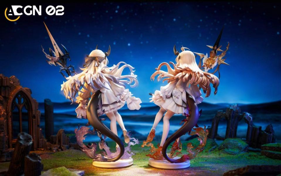 【預購】ACGN 02 > 明日方舟 > 1/7 幼年葦草 & 幼年死芒 Juann-Studio,七龍珠,貝吉特,GK,玩具,收藏,擺件,模型,公仔,人偶,手辦,動漫