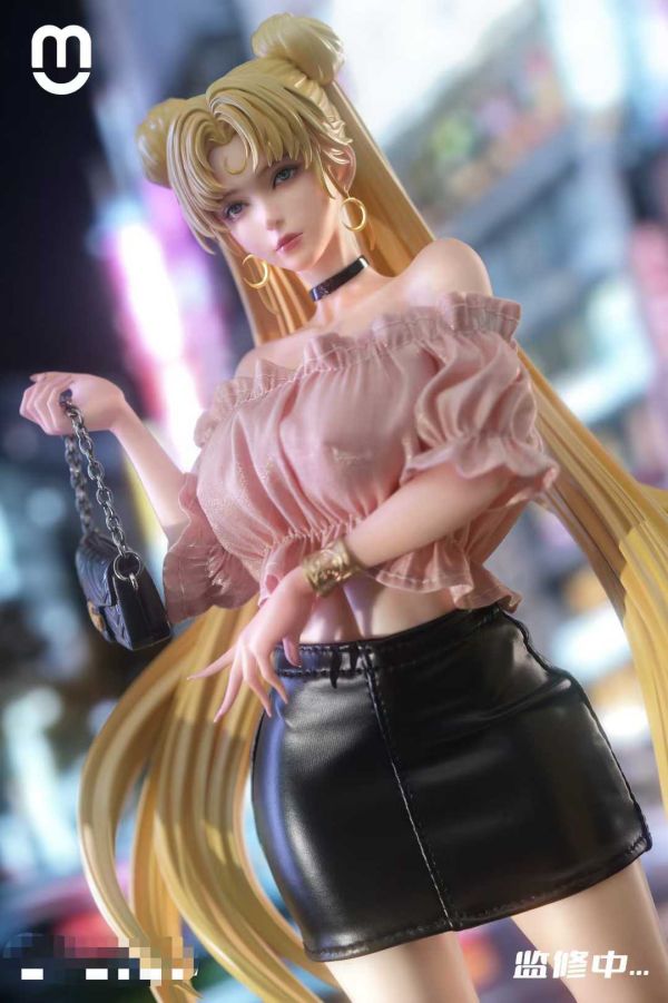 【預購】MU-Studio > 美少女戰士 > 暗黑水冰月雕像 月野兔 (雙版本) MU-Studio,美少女戰士,月野兔,GK,玩具,收藏,擺件,模型,公人偶,手辦,動漫