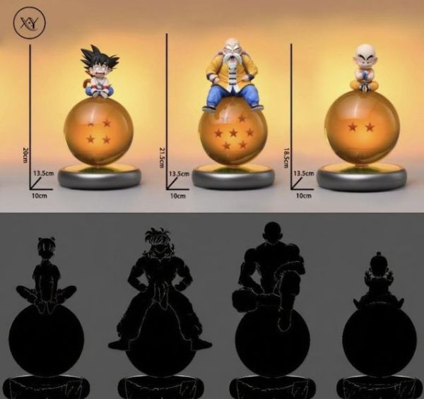 【預購】XY-Studio > 七龍珠 > 坐珠系列 小悟空&小克林&龜仙人 (多版本) 七龍珠,小悟空&小克林&龜仙人,GK,玩具,模型,雕像,共鳴