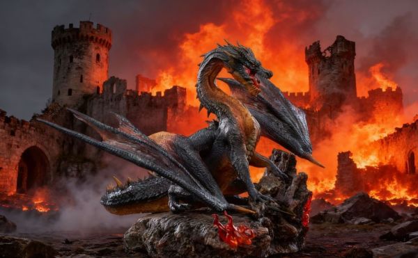 【預購】MH工作室 > 魔物獵人 > 黑龍 MH工作室,魔物獵人,黑龍,GK,玩具,收藏,擺件,模型,公仔,人偶,手辦,動漫