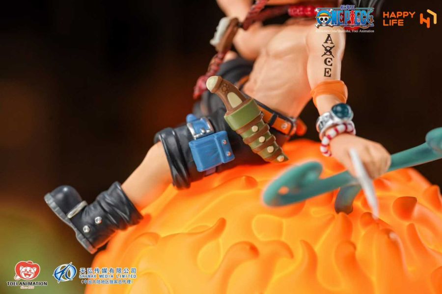 【預購】《正版授權》HAPPY LIFE > 海賊王 > 惡魔果實系列 艾斯聲控小夜燈 海賊王,艾斯,GK,玩具,模型,雕像,共鳴