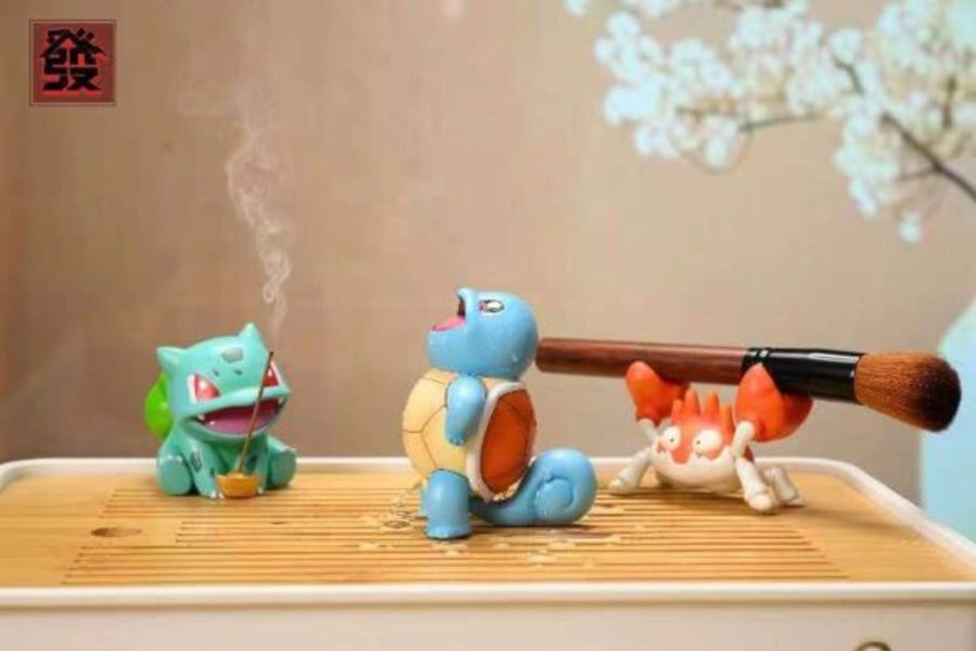 【預購】發-Studios>寶可夢>茶寵三件套 寶可夢,Pokemon,Pokémon,茶寵,GK,玩具,模型,雕像,擺飾,收藏,共鳴