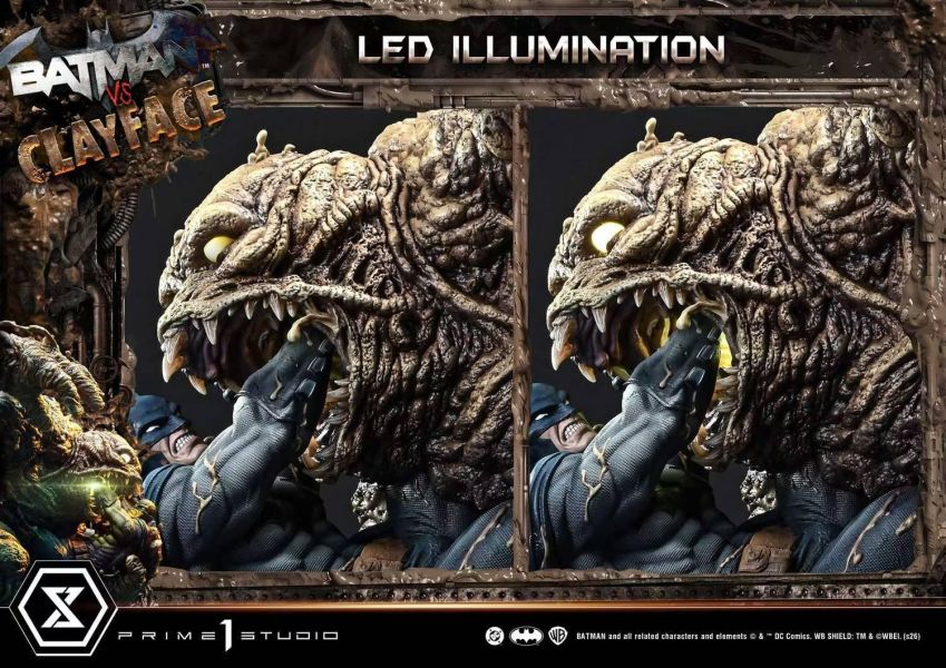 【預購】Prime 1 Studio(P1S) > DC宇宙 > 1/4 蝙蝠俠 VS 泥面人 (三版本) P1S,DC,蝙蝠俠,GK,玩具,收藏,擺件,模型,公仔,人偶,手辦,動漫