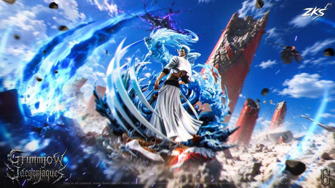 【預購】Zenkai > BLEACH死神 > 1/6 葛力姆喬·賈卡傑克 Zenkai,BLEACH死神,葛力姆喬·賈卡傑克,GK,玩具,收藏,擺件,模型,公仔,人偶,手辦,動漫