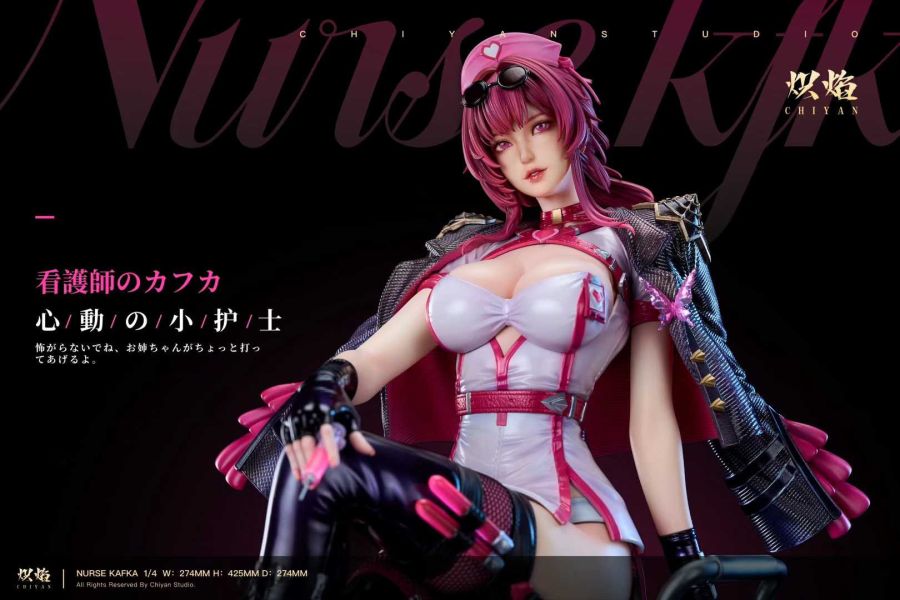 【預購】熾焰工作室 > 崩壞：星穹鐵道 > 1/4 心動の小護士 卡芙卡 (雙版本) 崩壞：星穹鐵道,卡芙卡,GK,玩具,模型,雕像,共鳴