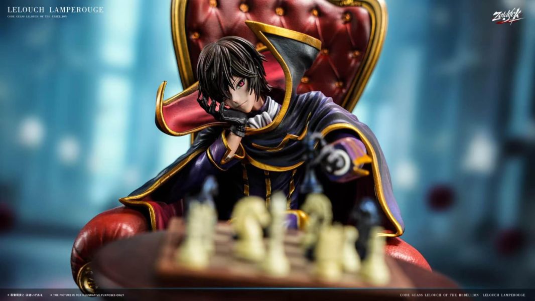 【預購】Zoldyck > Code Geass反叛的魯路修 > 1/6 下棋 魯魯修 Zoldyck,魯魯修,GK,玩具,模型,雕像,共鳴