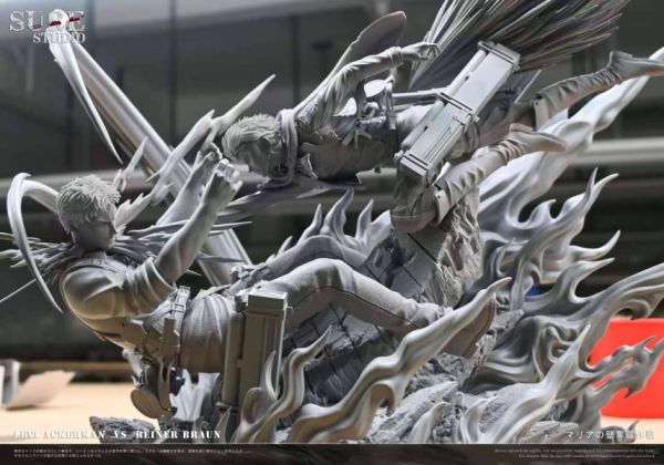 【預購】Sure-Studio > 進擊的巨人 > 1/6 SSS巨人對戰系列 兵長vs萊納 Sure-Studio,進擊的巨人,兵長,萊納,GK,玩具,收藏,擺件,模型,公仔,人偶,手辦,動漫