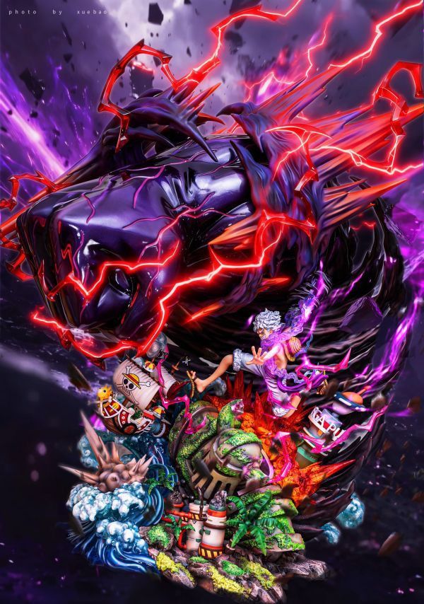 【預購】Seven-Studio > 海賊王 > 猿神槍 尼卡魯夫 海賊王,魯夫,GK,玩具,模型,雕像,共鳴