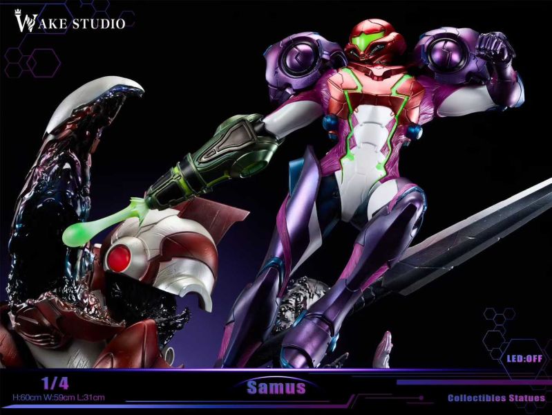 【預購】Wake-Studio > 銀河戰士 > 1/4 薩姆斯‧亞蘭 銀河戰士,薩姆斯‧亞蘭,GK,玩具,模型,雕像,共鳴