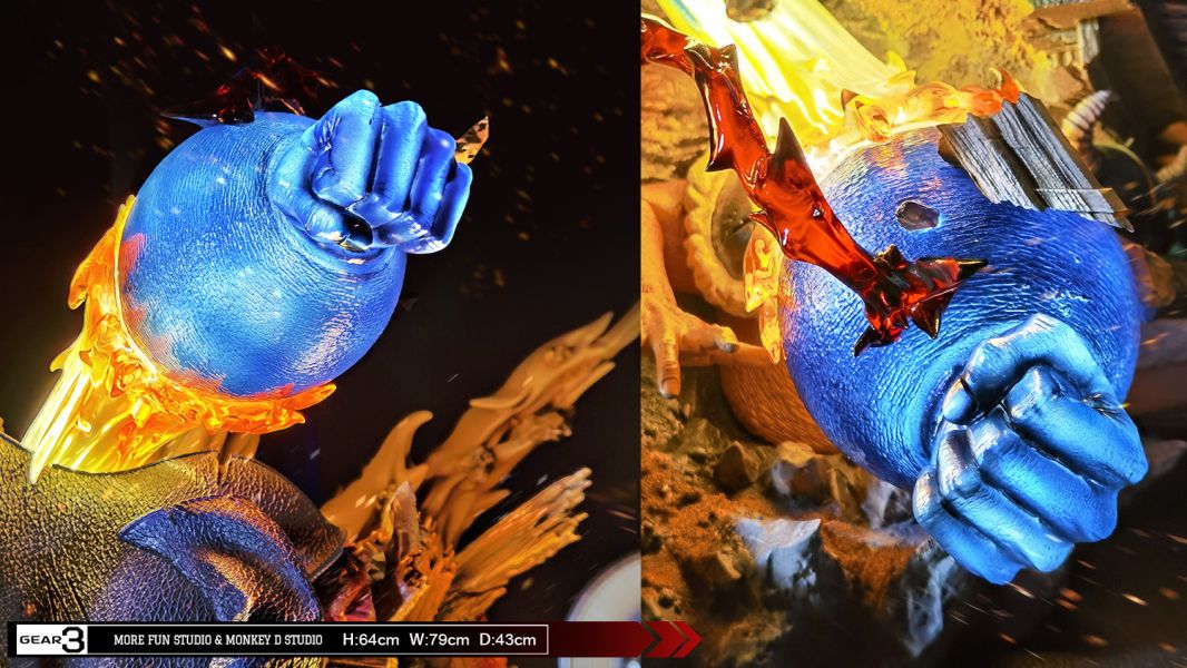 【預購】漫奇工作室 & 魔風-Studio > 海賊王 > 三檔 魯夫 進擊的巨人,艾連,GK,玩具,收藏,擺件