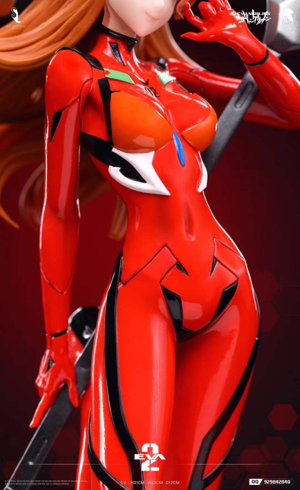 【預購】SL-Studio > EVA新世紀福音戰士 > 1/6 戰鬥服惣流·明日香(雙配色) 進擊的巨人,萊納,盔甲巨人,WMStudio,GK,玩具,模型,雕像,共鳴