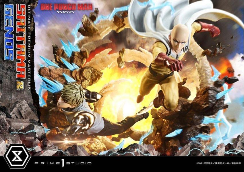 【預購】Prime 1 Statue > 一拳超人 > 1/4 埼玉&傑諾斯 (多版本) Prime 1 Statue,一拳超人,埼玉,傑諾斯,GK,玩具,收藏,擺件,模型,公仔,人偶,手辦,動漫