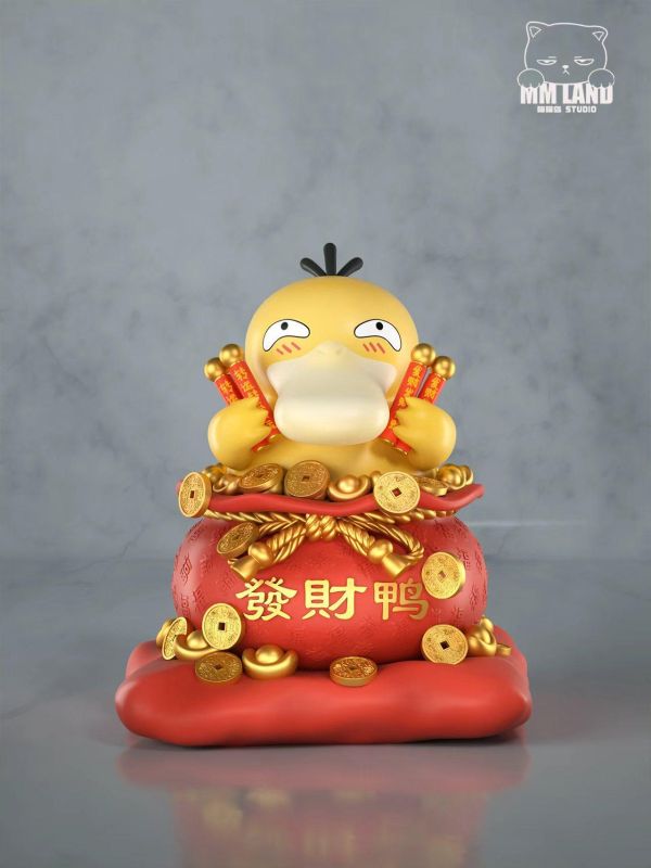 【預購】MMLAND喵喵島 > 寶可夢 > 發財可達鴨 (雙版本) MMLAND喵喵島,寶可夢,可達鴨,GK,玩具,收藏,擺件,模型,公仔,人偶,手辦,動漫