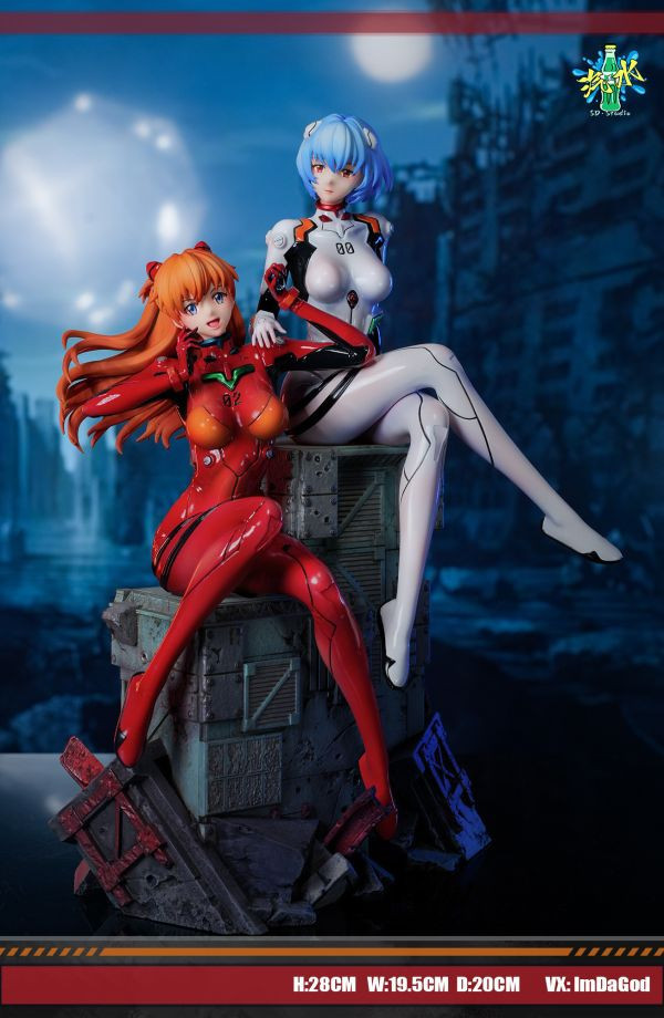 【預購】汽水工作室 > Eva新世紀福音戰士 > 1/6 Cp系列 明日香&綾波零 寶可夢,水箭龜,EX工作室,GK,玩具,模型,雕像,共鳴