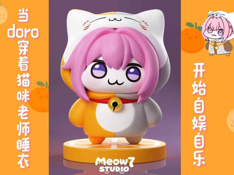 【預購】Meow7喵奇妙妙屋 > NIKKE勝利女神：妮姬 > doro cos貓咪老師 睡衣版 Blue Snail藍蝸牛,楓之谷,扭曲時間,GK,玩具,收藏,擺件,模型,公仔,人偶,手辦,動漫