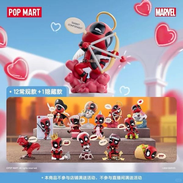 【台倉現貨】Pop Mart泡泡瑪特>Marvel漫威>死侍系列手辦 PopMart泡泡瑪特,Labubu拉布布,慵懶瑜伽系列手辦,正版,THE MONSTERS,玩具,模型,雕像,共鳴