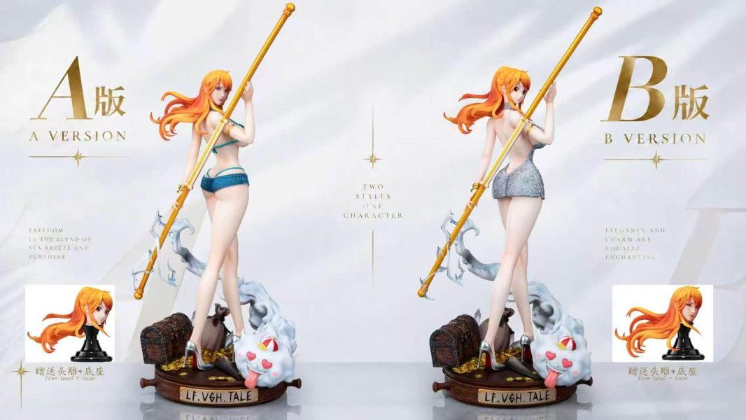 【預購】Restart-Studio > 海賊王 > 1/6 愛財少女 娜美 (三版本) Lark,惡靈古堡,里昂,GK,玩具,收藏,擺件,模型,公仔,人偶,手辦,動漫