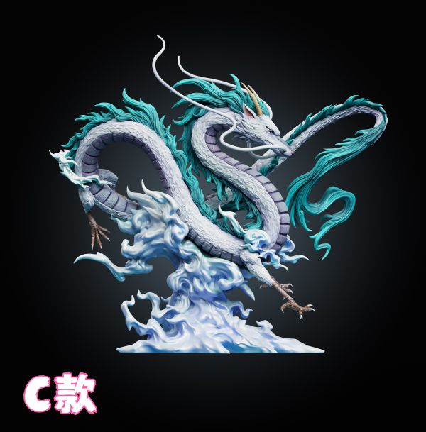 【預購】WAWA-Studio > 宮崎駿 > 神隱少女 招財系列 招財千尋白龍 賑早見琥珀主 大熊社,海賊王,賓什莫克·香吉士,GK,玩具,收藏,擺件,模型,公仔,人偶,手辦,動漫