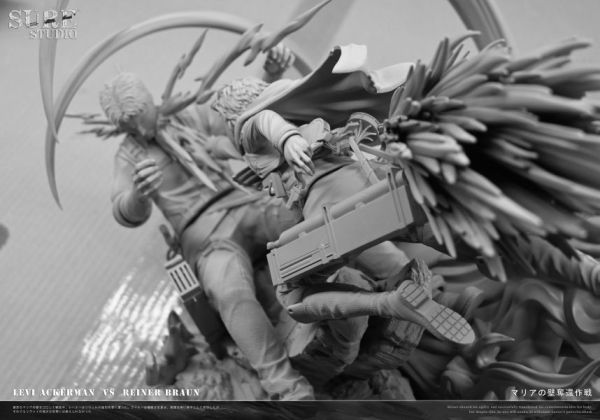 【預購】Sure-Studio > 進擊的巨人 > 1/6 SSS巨人對戰系列 兵長vs萊納 Sure-Studio,進擊的巨人,兵長,萊納,GK,玩具,收藏,擺件,模型,公仔,人偶,手辦,動漫