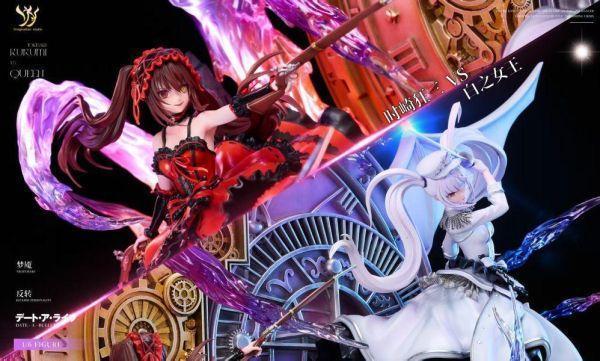 【代購】Imagination(YY) > 約會大作戰 > 1/6 時崎狂三vs白之女王 (雙版本) Imagination(YY),約會大作戰,時崎狂三,白之女王,GK,玩具,收藏,擺件,模型,公仔,人偶,手辦,動漫