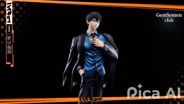 【預購】Gentlemen Club(GC) > 排球少年 > 1/6 西裝紳士 影山飛雄 排球少年,影山飛雄,GK,玩具,模型,雕像,共鳴