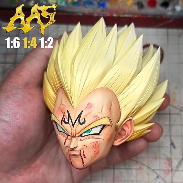 【預購】AAS>七龍珠>貝吉塔 & 悟空胸像 怪博士與機器娃娃,阿拉蕾,GK,玩具,模型,雕像,擺飾,收藏,共鳴