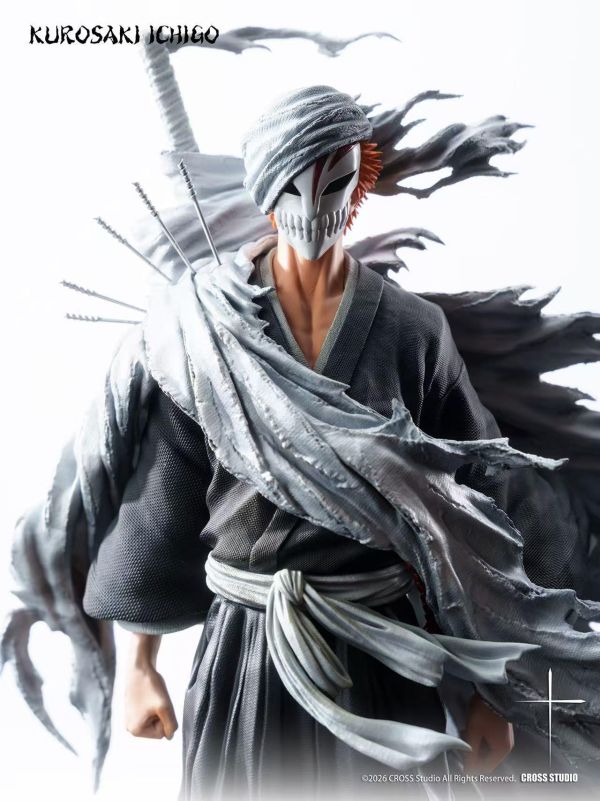 【預購】Cross-Studio > BLEACH死神 > 1/6 初見端倪的虛化 面具 黑崎一護 Moss-Studio,BLEACH死神,更木劍八,GK,玩具,收藏,擺件,模型,公仔,人偶,手辦,動漫