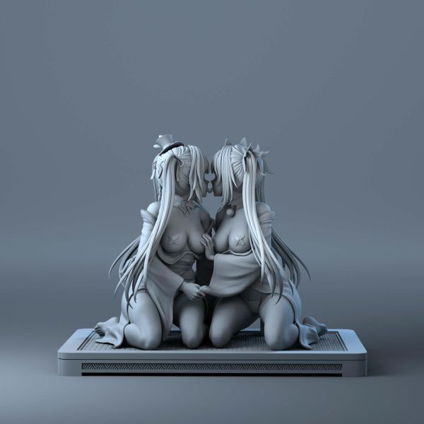 【預購】Lemon-Studio > 崩壞：星穹鐵道 > 1/6 雙生花魁 火花&花火 Lemon-Studio,崩壞：星穹鐵道,火花,花火,GK,玩具,收藏,擺件,模型,公仔,人偶,手辦,動漫