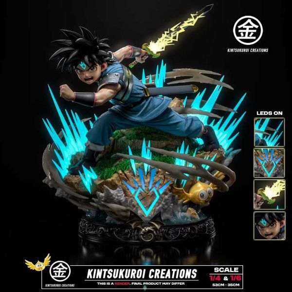 【預購】Kintsukuroi Creations > 勇者鬥惡龍 > 1/4&1/6 達伊 (雙比例) 勇者鬥惡龍,達伊,GK,玩具,模型,雕像,共鳴