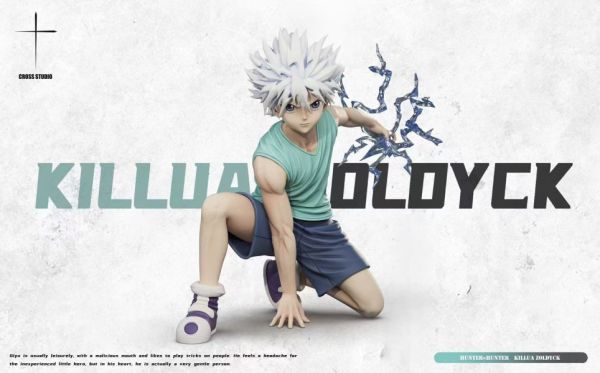【預購】Cross十字>HUNTER×HUNTER全職獵人>蹲姿神速 奇犽 海賊王,航海王,索隆,羅羅亞,利群,POP,修羅,三刀流,GK,玩具,雕像,擺件,收藏